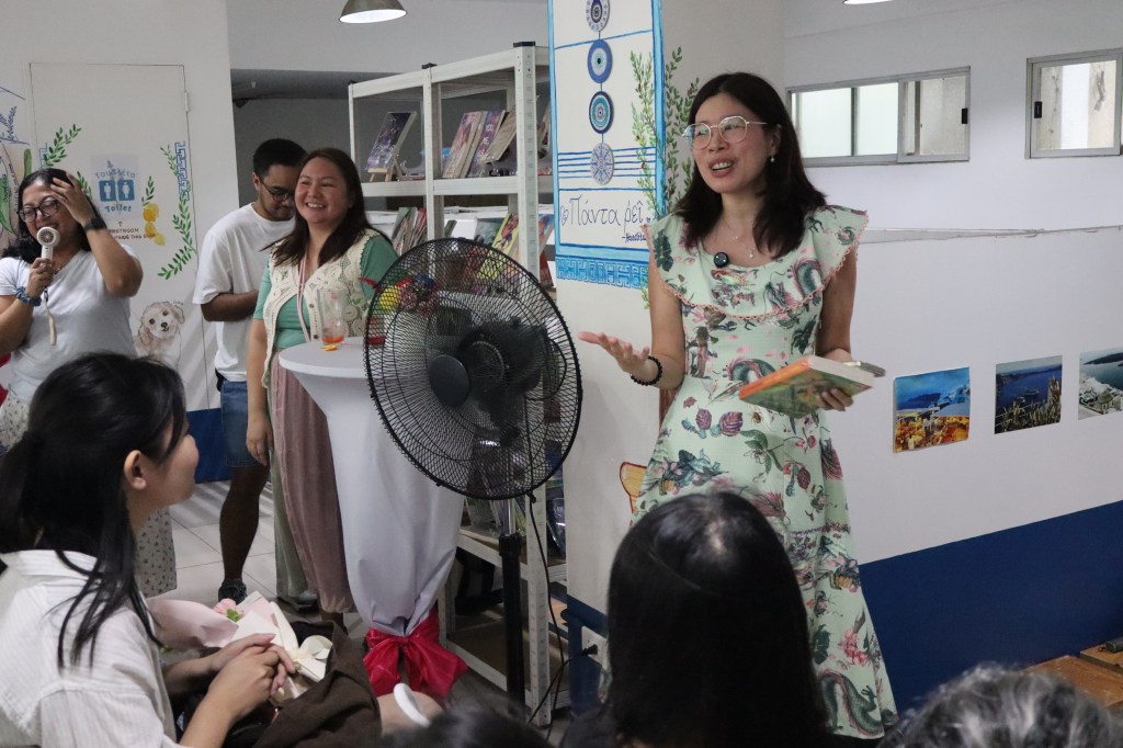 Ines Bautista Yao talking about her book 'Happily Ever After...Again'