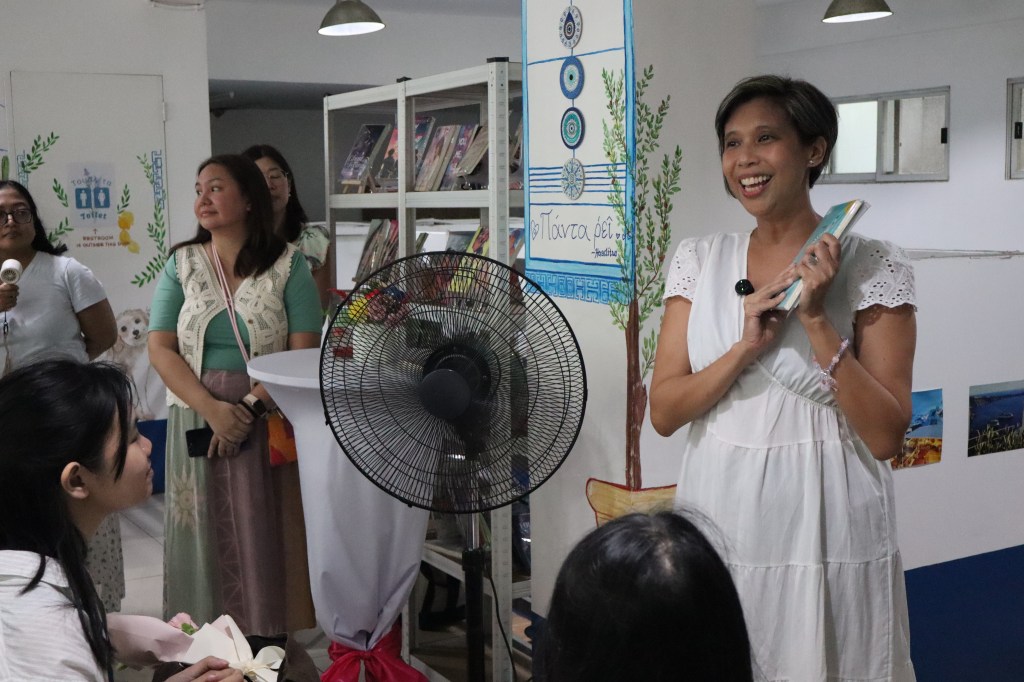 Agay Llanera talking about the 10th anniversary of her book, 'Another Word for Happy'
