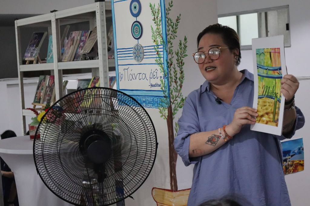 Chi Yu Rodriguez talking about her book 'Multo'