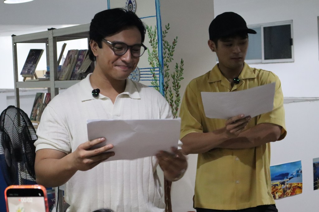 Rendell Sanchez and Migs Almendras live reading 'Another Word for Happy'